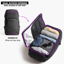 Piorama Delta 16-42L Expandable Backpack