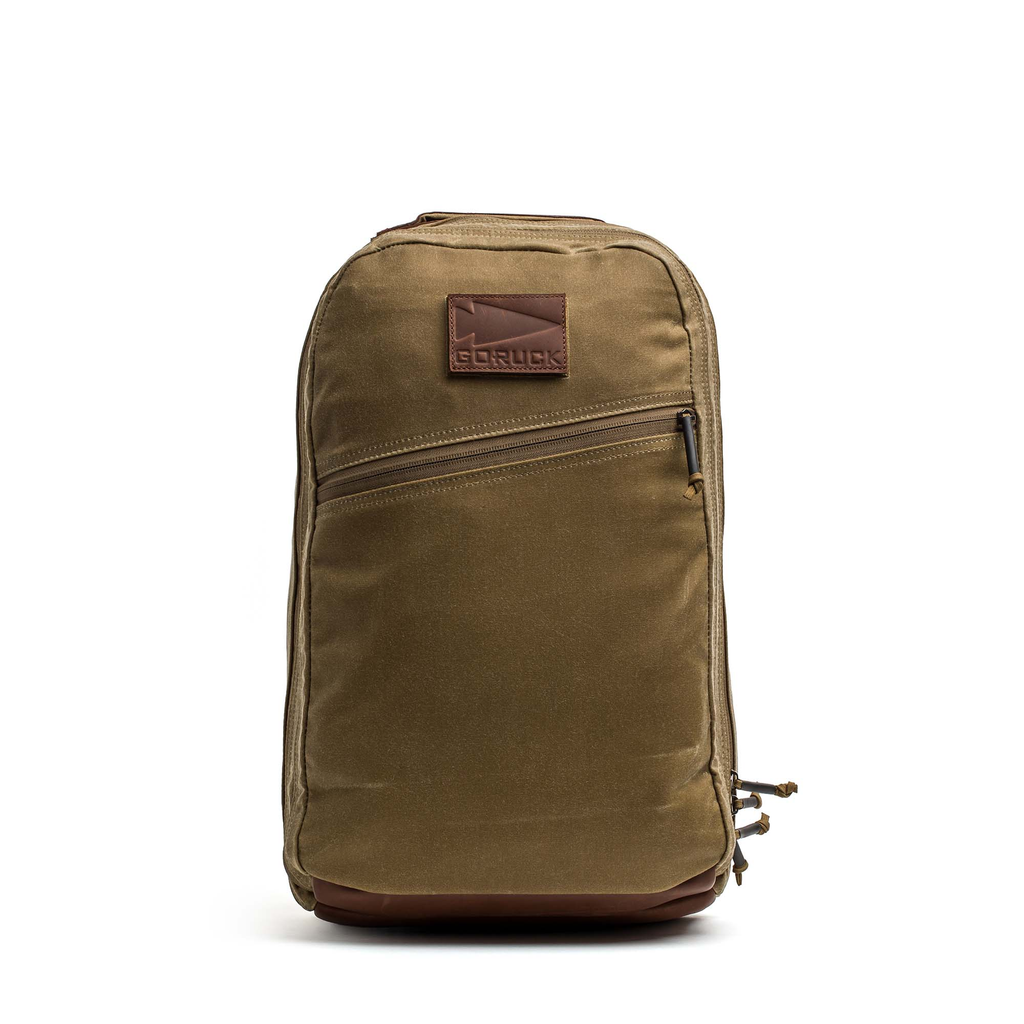 Goruck Double Compartment Bullet Ruck 18L - Heritage Waxed Canvas